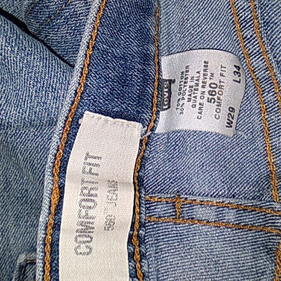 π Leviβs 560 Comfort Fit Jeans RETIRED 29 x 34 TALL Distressed FADED BEAUTIES - Picture 13 of 16